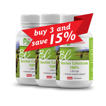 compare product Colostrum 100% 구매 3 저장 15%